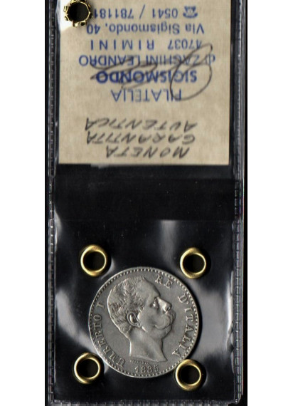 1885 Lire 2 Moneta Conservazione BB/SPL Rara Sigillata Umberto I